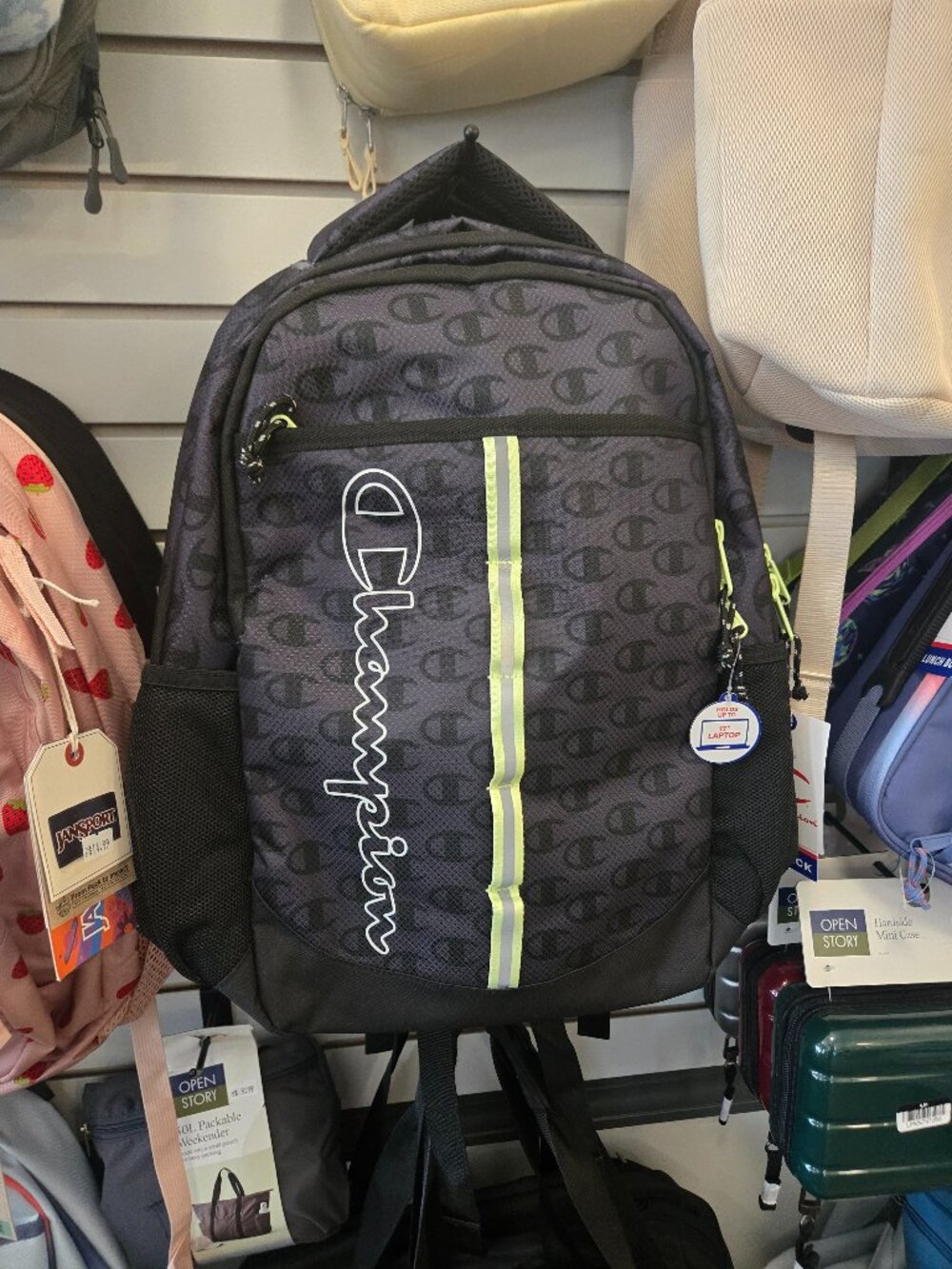 Champion black and green Backpack